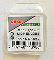 Плашка М10х1,5 6g DIN22568 HSSE-Co5 RUKO