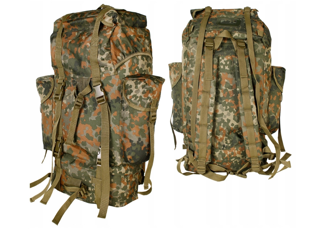 Рюкзак тактичний транспортувальний Mil-Tec 65 л Flecktarn 14023021-, фото 1