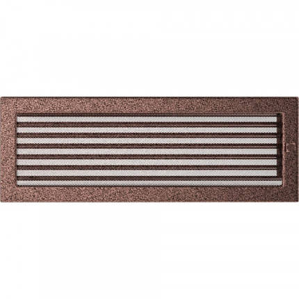 Решітка мідна з жалюзями 17x49, фото 1