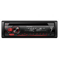 Автомагнитола MP3/SD/USB/FM Pioneer MVH-S120UB магнитола мафон в машину авто 1 дин din магнитофон 3