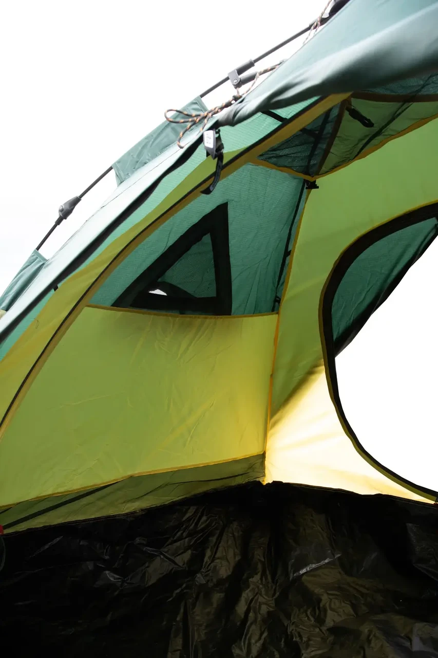 Палатка автомат двухслойная для троих Двухслойные 3-х местные туристические палатки автомат Tramp Quick 3(v2) - фото 9 - id-p1914722988