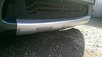 Накладки на передний бампер Mitsubishi Grandis 2003-2009 черн под покрас Защитные декоративные накладки на 3
