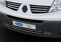 Накладки на передний бампер Renault Traffic/Opel Vivaro FL 2006-2014 6шт Защитные декоративные накладки на 3