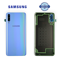 Задняя панель корпуса (крышка аккумулятора) Samsung A705 Blue A70 2019 (GH82-19664C) сервисный оригинал