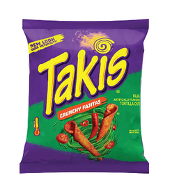 Снеки Takis Crunchy Fajitas Tortilla Chips Гострі 28g