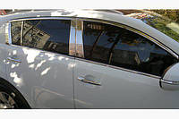 Накладки на стойки дверей Ford Focus 2005-2011 4шт Автомобильные декоративные накладки на авто 3