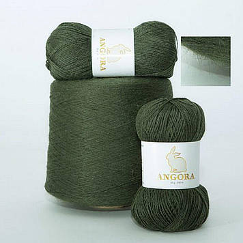 Angora 30% колір №22 Темно-зелений