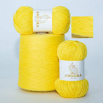 Angora 30% колір №910 Яскраво-жовтий