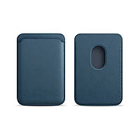 Магнитный Кошелек Кардхолдер MagSafe Wallet для Apple iPhone 12/13/14/15 (Navy Blue)