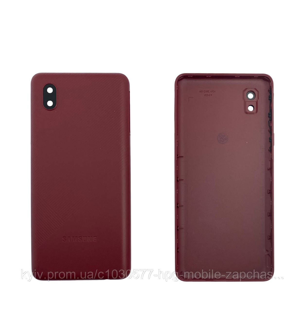 Задня панель корпусу (кришка акумулятора) Samsung A01 Core A013 Red оригінал, фото 1