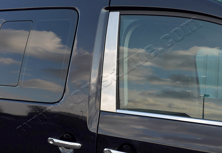 Накладки на стійки дверей VW Caddy 2003-/2015-2шт Автомобільні декоративні накладки на авто 3