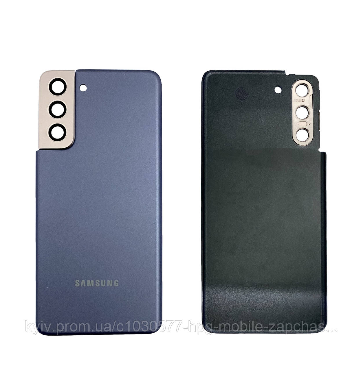 Задня панель корпусу (кришка акумулятора) Samsung S21 G991 Violet зі склом камери оригінал, фото 1