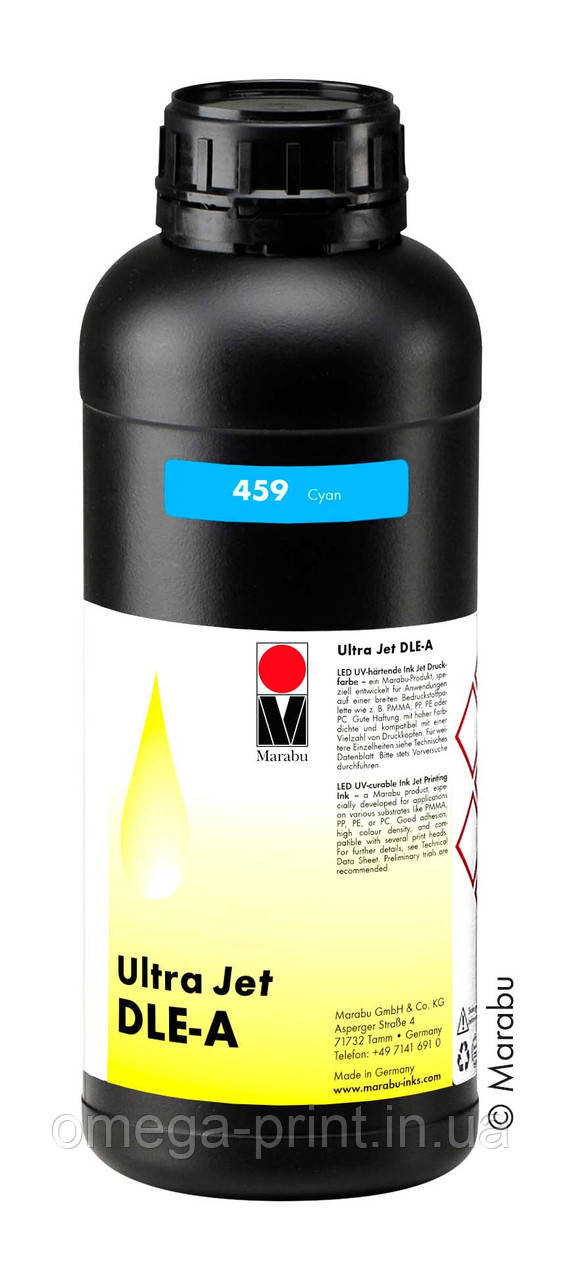 УФ чорнило UltraJet DLE-A 459 CY BOT 1L