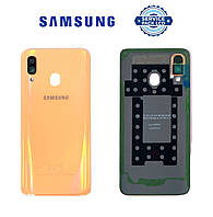 Задняя панель корпуса (крышка аккумулятора) Samsung A405 Coral A40 2019 (GH82-19406D) сервисный оригинал