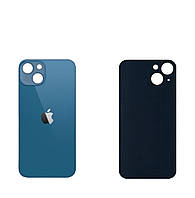 Задняя панель корпуса (крышка аккумулятора) iPhone 13 Mini Blue (большое отверстие) оригинал