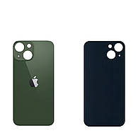 Задняя панель корпуса (крышка аккумулятора) iPhone 13 Mini Green (большое отверстие) оригинал