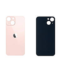 Задняя панель корпуса (крышка аккумулятора) iPhone 13 Mini Pink (большое отверстие) оригинал