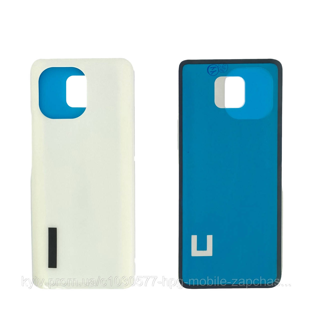 Задня панель корпусу (кришка акумулятора) Xiaomi Mi 11 White оригінал, фото 1