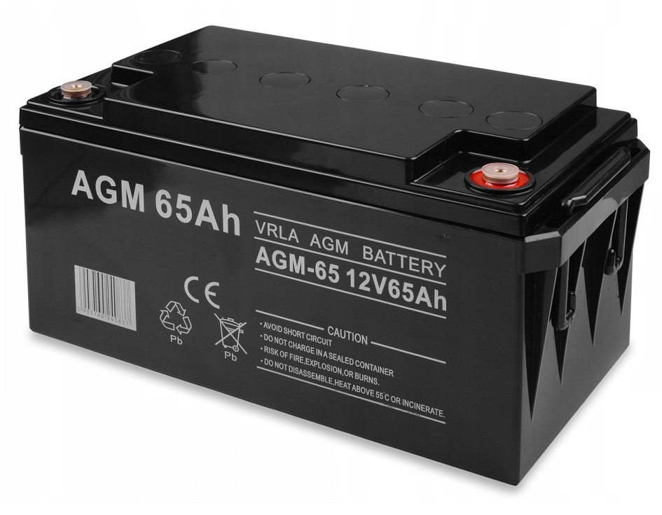 Акумулятор VOLT AGM VRLA 65Ah 12V (6AKUXAG065), фото 1