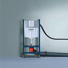 Комплект унітаза з інсталяцією 4 в 1 Grohe Solido Start + Унітаз безобідковий Kroner Oker WHI533536 RIMLESS з, фото 6