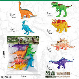 Тварини арт. KL-5 динозаврі, пакет 28, 5*26см TZP196