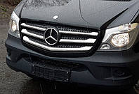 Накладка на решетку радиатора Mercedes Sprinter W906 2013- 5шт 3