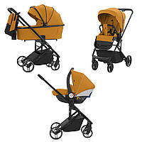 Коляска универсальная CARRELLO Alfa (3in1) Sunrise Orange