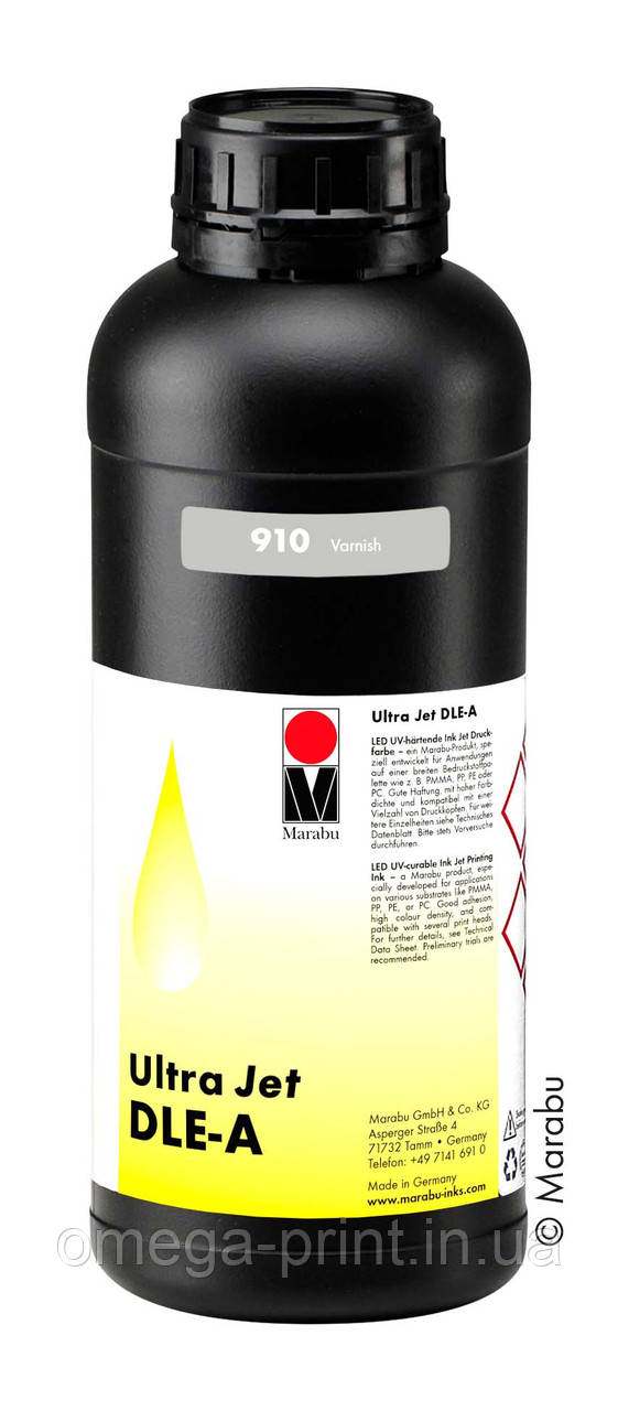 УФ чорнило UltraJet DLE-A 910 VA BOT 1L