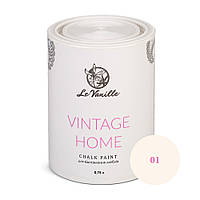 Меловая краска Le Vanille Vintage Home chalk paint 0,75л, Кремовый (Цвет 01)