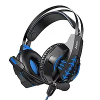 Наушники Hoco W102 | Игровые оригинальные проводные наушники | Cool tour gaming headphones