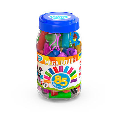 Набір для ліплення з тестом Mega dough 85 sticks Lovin, 41227, фото 2