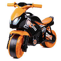 Мотоцикл-каталка ТехноК Черно-оранжевый 5767