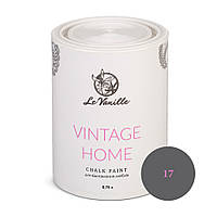 Меловая краска Le Vanille Vintage Home chalk paint 0,75л, Графитовый (Цвет 17)
