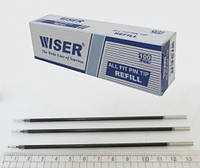 Стержень для ручек масляный Wiser синий 134мм 100 шт. в упаковке, sterj-bl