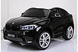 Дитячий двомісний електромобіль Джип BMW X6 (чорний колір), фото 4