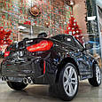 Дитячий двомісний електромобіль Джип BMW X6 (чорний колір), фото 3