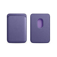 Магнитный Кошелек Кардхолдер MagSafe Wallet для Apple iPhone 12/13/14/15 (Purple)