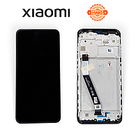 Дисплей Xiaomi Redmi 9 Black (5600050J1900) сервісний оригінал у зборі з рамкою