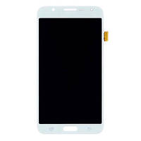 Дисплей (экран) Samsung J700F Galaxy J7 / J700H Galaxy J7, С сенсорным стеклом, Без рамки, TFT, Белый