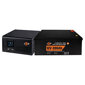 Комплект резервного живлення LP(LogicPower) ДБЖ + літієва (LiFePO4) батарея (UPS 430VA + АКБ LiFePO4 2560W)