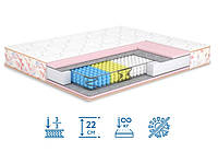 Матрас ортопедический Камелия 180*200 с независимым пружинным блоком Матролюкс