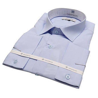 Однотонна чоловіча сорочка Negredo 30075 Slim приталеного крою