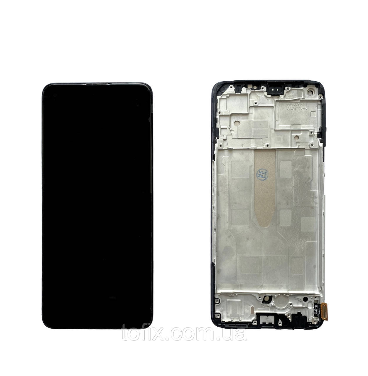 Дисплей Oppo A96 5G IPS модуль в зборі з рамкою, чорний, оригінал