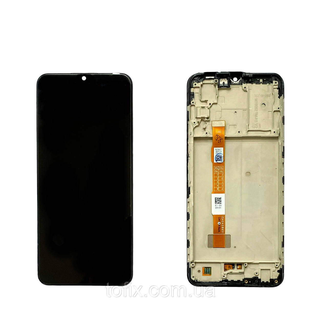 Дисплей Vivo Y53s (V2111A / V2058) модуль в зборі з рамкою, чорний, оригінал