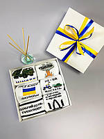 Модні підліткові шкарпетки із українською символікою. Подарункові набори шкарпетки для чоловіків. Комплект шкарпеток 6 пар, фото 3