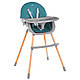 Стілець для годування El Camino LUMI ME 1111 Teal Бірюзовий | Високий дерев'яний стільчик - фото 3 - id-p1914804016
