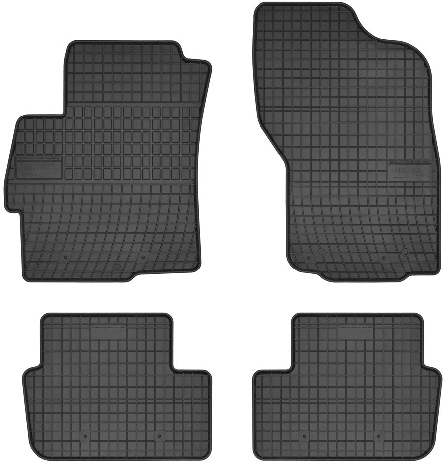 Автомобільні килимки поліки в салон Frogum на у MITSUBISHI LANCER 10 08-17 Митсубиси Лансер чорні 3