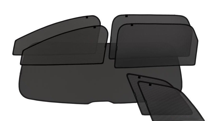 Mitsubishi Eclipse Cross 2018+ каркасні шторки ASP вікон з магнітним кріпленням 3