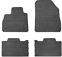 Автомобільні килимки поліки в салон Frogum на у Renault Espace 5 15- 1-2 ряд Рено Эспейс чорні 3