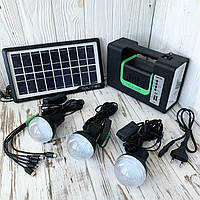 Новинка! Портативная солнечная автономная система Solar GDLite GD10 + FM радио + Bluetooth